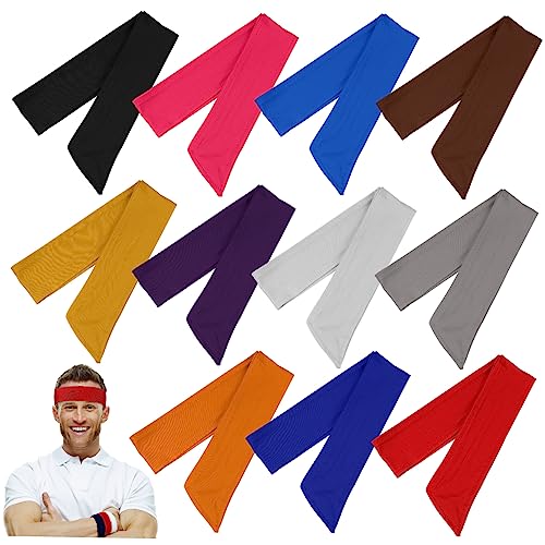 Bandeaux de sport légers et absorbants pour workout intense lot de 15