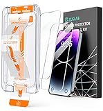 Zuslab for iPhone 14Plus/13 Pro Max Screen Protector Tempered Glass with Easy Auto-Align Install Kit