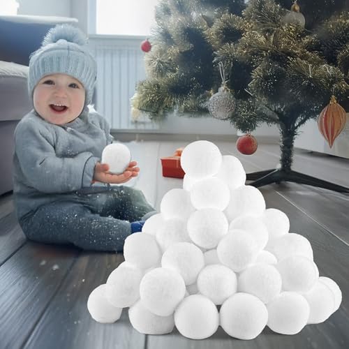 Design Realistico: Il design delle palline di neve artificiale imita l'aspetto e la sensazione di una vera sfera di neve e produce persino un piacevole suono scricchiolante quando vengono premute, migliorando ulteriormente l'esperienza autentica.
