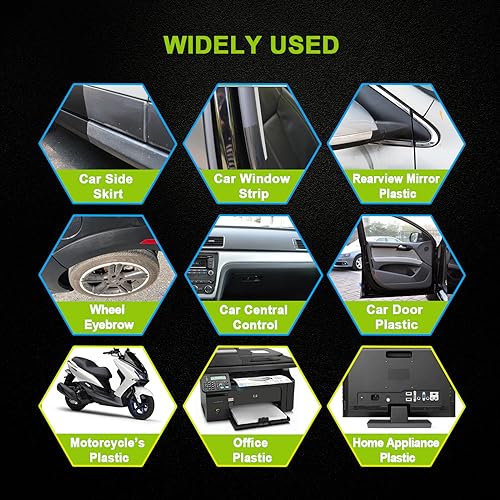 FOLLOWIN Keramik Trim Coat Kit Schnelle Kunststoff Trim Restorer Wiederherstellung, um über 200 Wäschen zu dauern