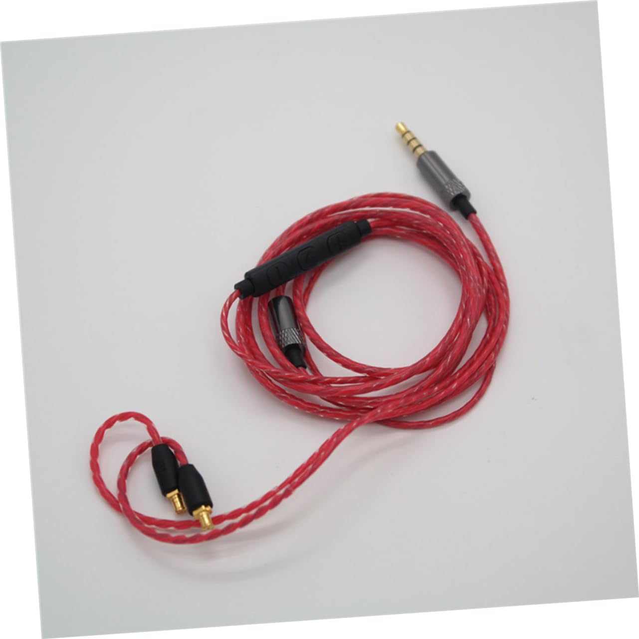 BESTonZON 3pièces Câble De Filaire Pour Casque Audio Upgrade Earphone Line Compatible Avec Rouge