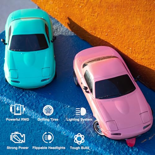 Image of LDRC 1804 RC Drift Car RTR 1 /18 Mazda MX-5 Mini Racer 2.4G RWD Gyro LED Light On-Road Remote Control Drifting Racing Vehicles Models for Adults