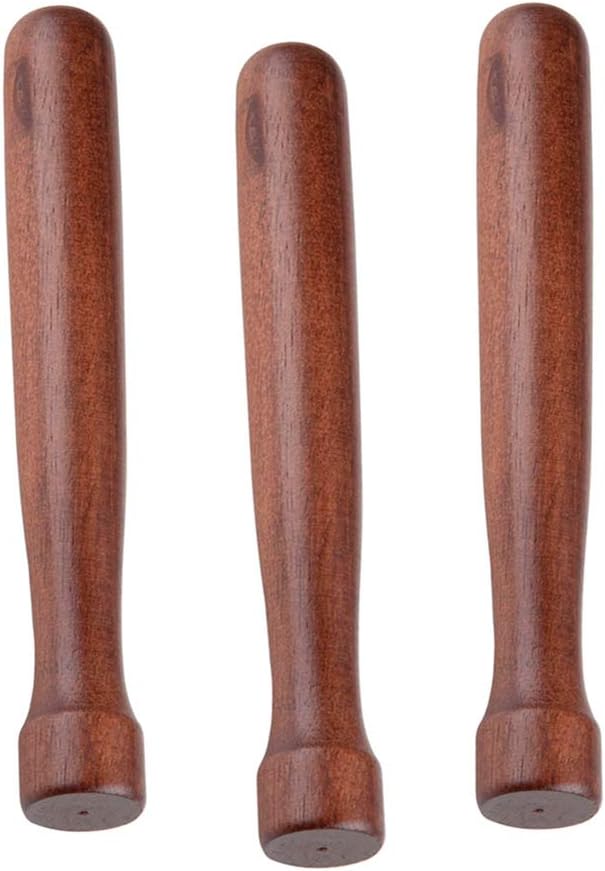 (Set of 3) Wooden Bar Muddler, 8Inch Hardwood Mojito