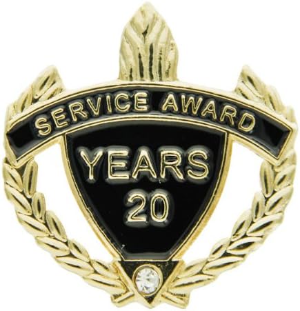 SHOP AWARDS AND GIFTS Service Award Lapel Pins, Thank You for Employee Recognition Appreciation Reward, Pack of 10, 1-1/4 Inch