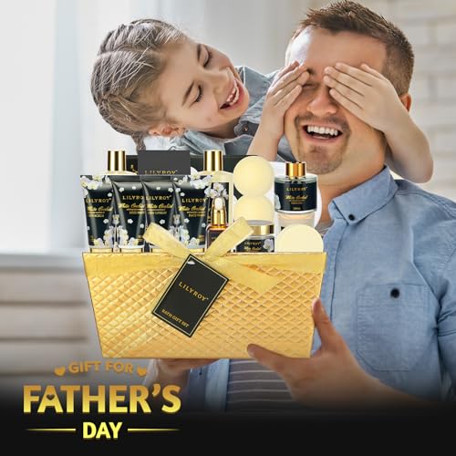 Christmas Gifts for Women and Men - 18-Piece Luxury Gold Spa Gift Set, Premium Bath Collection | Father's Day, Mothers Day Gifts, Birthday Gifts, All Occasion Ultimate Holiday Gift for Her & Him - Image 3