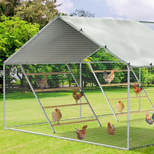 Chicken Coop Roosting Perch,Perfect for Backyard Poultry,Chicken Perch Essentials,Easy to Assemble&Clean,Farm Chicken Toys (56'' H x 41'' W)-2 pcs