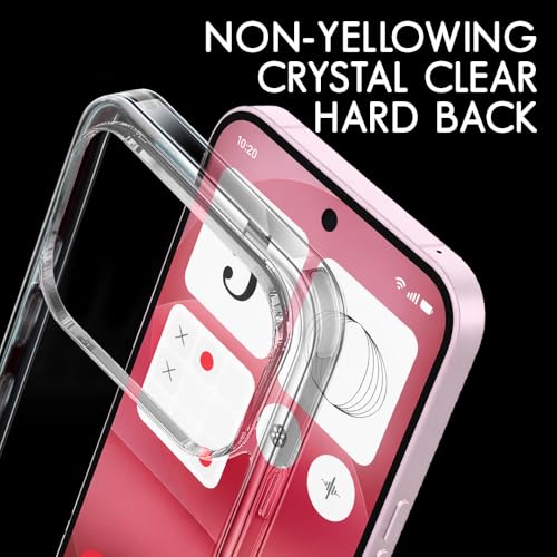 Image of TheGiftKart Ultra-Hybrid Crystal Clear Back Case Cover for Nothing Phone 4a Pro 5G | Shockproof Design | Hard Back Cover Case for Nothing Phone 4a Pro 5G (PC & TPU, Transparent)
