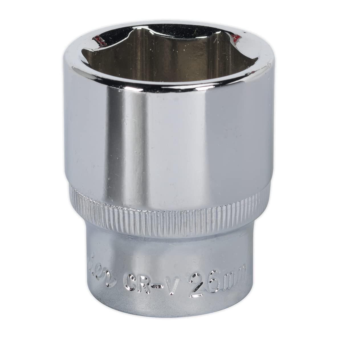 Sealey Walldrive® Socket 26Mm 1/2"Sq Drive Fully Polished