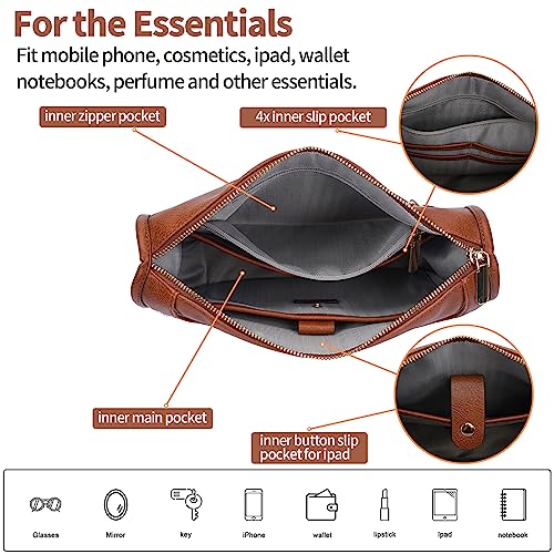 Crossbody Bags For Women Trendy Vegan Leather Travel Bags Shoulder Purses For Women With 2 Adjustable Strap3