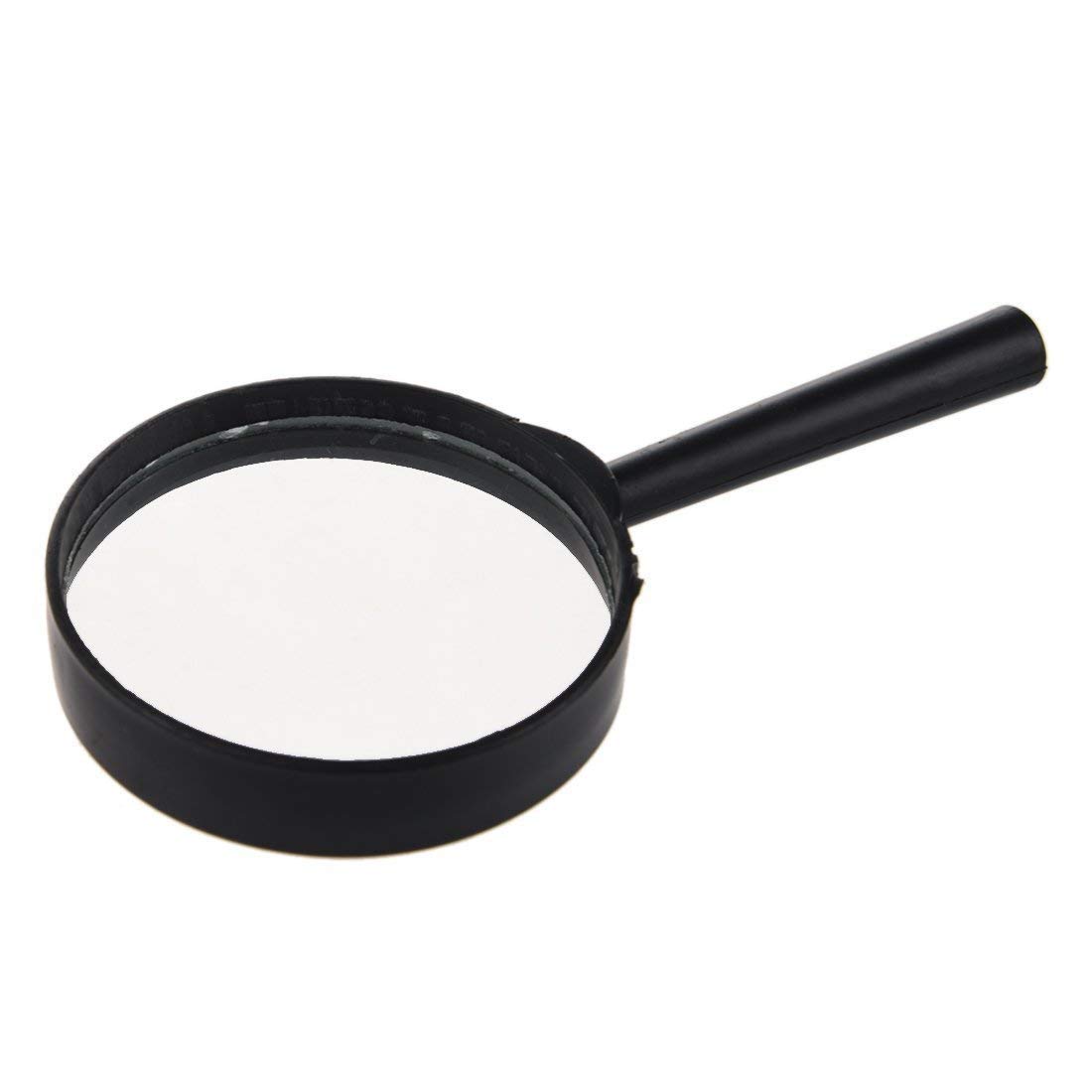 Black 10x Magnifying Glass Useful
