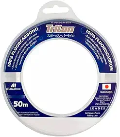 Linha Mazzaferro Trilon Leader 100% Fluorcarbono Nylon 0,60mm 52,3Lb 23,8Kg 50m