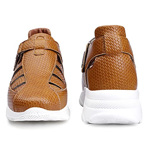Image of BXXY Men's 3 Inch Hidden Hight Increasing Casual Outdoor Wear Sandal