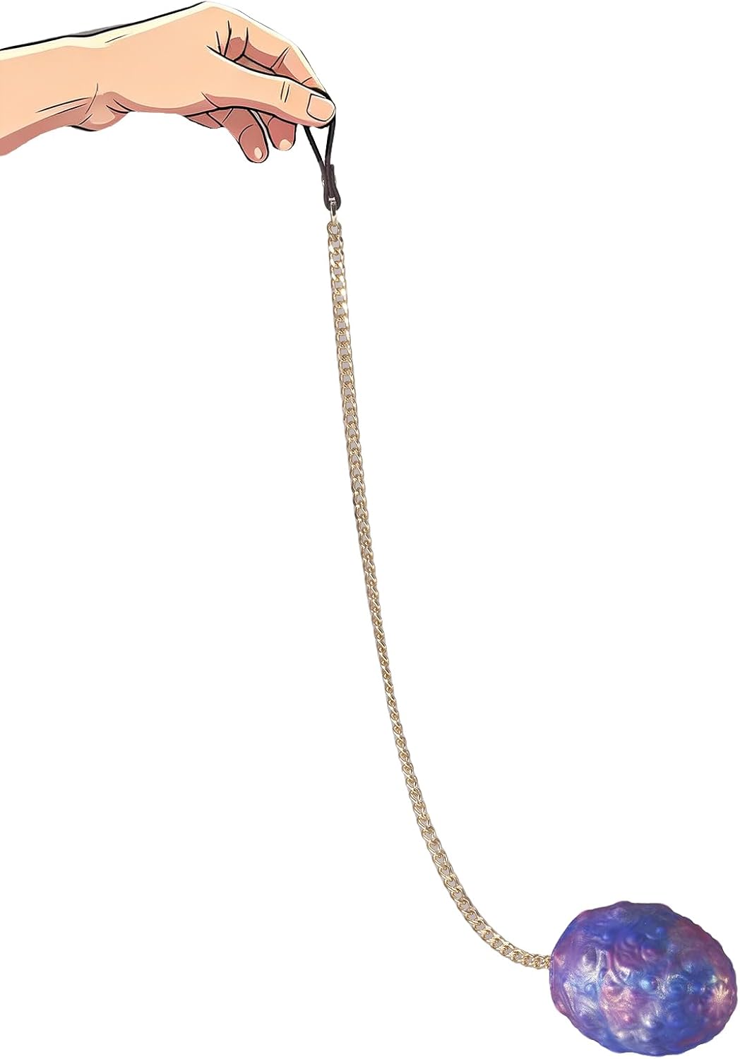 Dargon Anal Plug Large Silicone Training Butt Plug with Long Chain，2.9'' Dimeter Fantasy Monster Prostate Anus Dilator Anal Sex Toys Knot Plugs for Advanced Women Men (M)