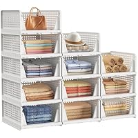 SIMPDIY Storage Baskets Wardrobe Storage Organiser
