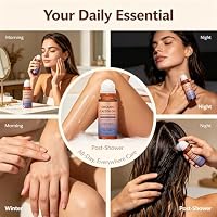 Organic Castor Oil Rose Quartz Roller Ball, Cold Pressed Castor Oil Roll On for Face, Eyebrows, Lashes, Travel Size Roller Bottle (1pc) — image 6