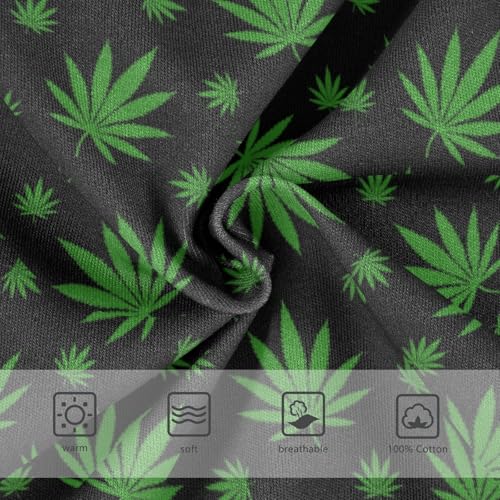 Boys' Exclusive Briefs Toddler Underwear 95% Combed Cotton Boxerbriefs 2T Green Leaf Pattern 313