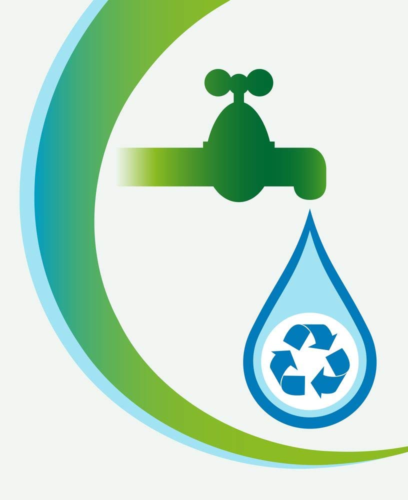 5 Acetap with new drop sticker poster|save water|save environment