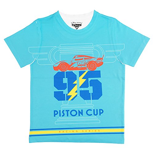 Image of Boy's Plain Regular fit T-Shirt (DCR0015 Blue2 3-4 Years)