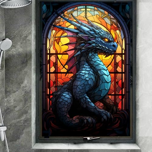 Vinilo decorativo de ventana con diseño vidrio esmerilado 23.6x17.7 in miniatura 4