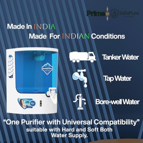 Image of AQUAULTRA Epic 14 Stage A1024 RO+UV+UF Alkaline TDS Controller Water Purifier Ultra Filtration Technology Based Aqua Guard for Home and Offices (Blue Dolphin TDS+Cover)