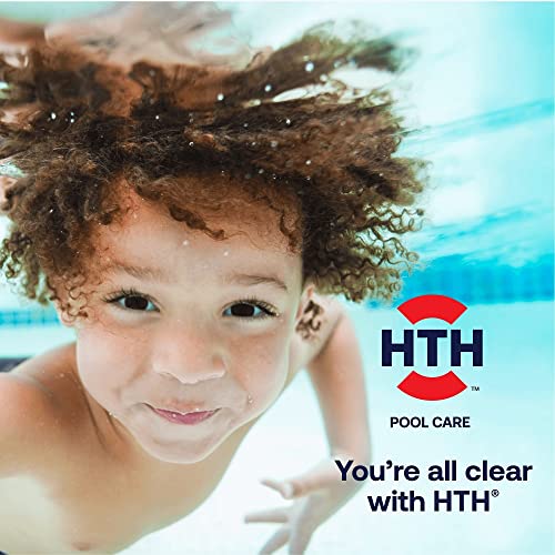 HTH 1276 Swimming Pool Care 6 Way Test Strips, Swimming Pool Water Chemical Tester, 30 Strips