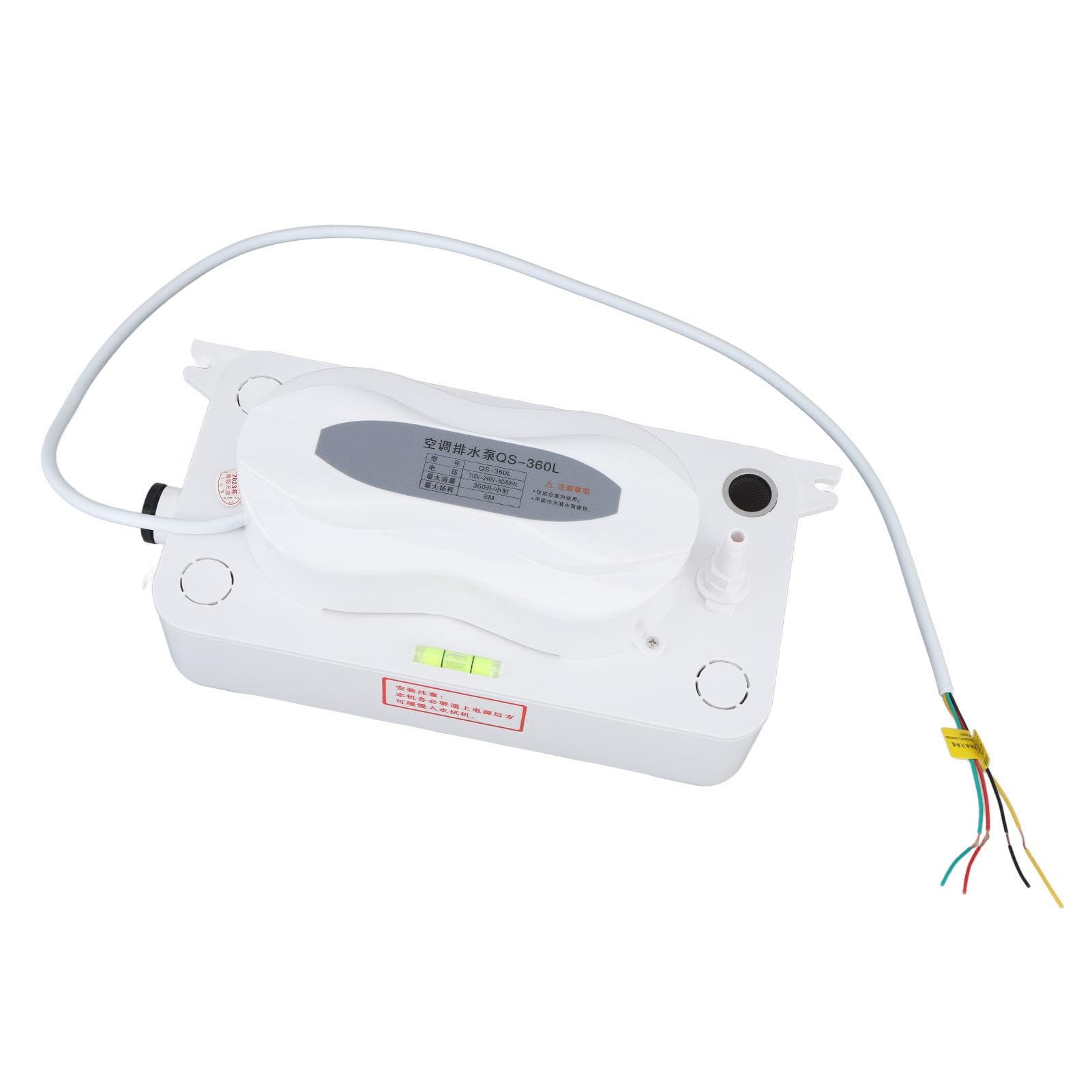 Condensate Pump, Automatic AC Drain Removal Pump Device with Leveler, Air Conditioner 20W 1800ml, Quiet Operation, Safety Switch, for AC, Furnace, Dehumidifier