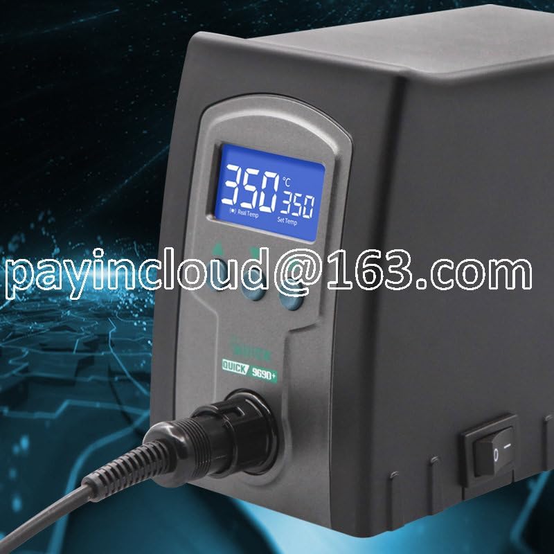 User adjusting temperature on Occus 969A Soldering Station