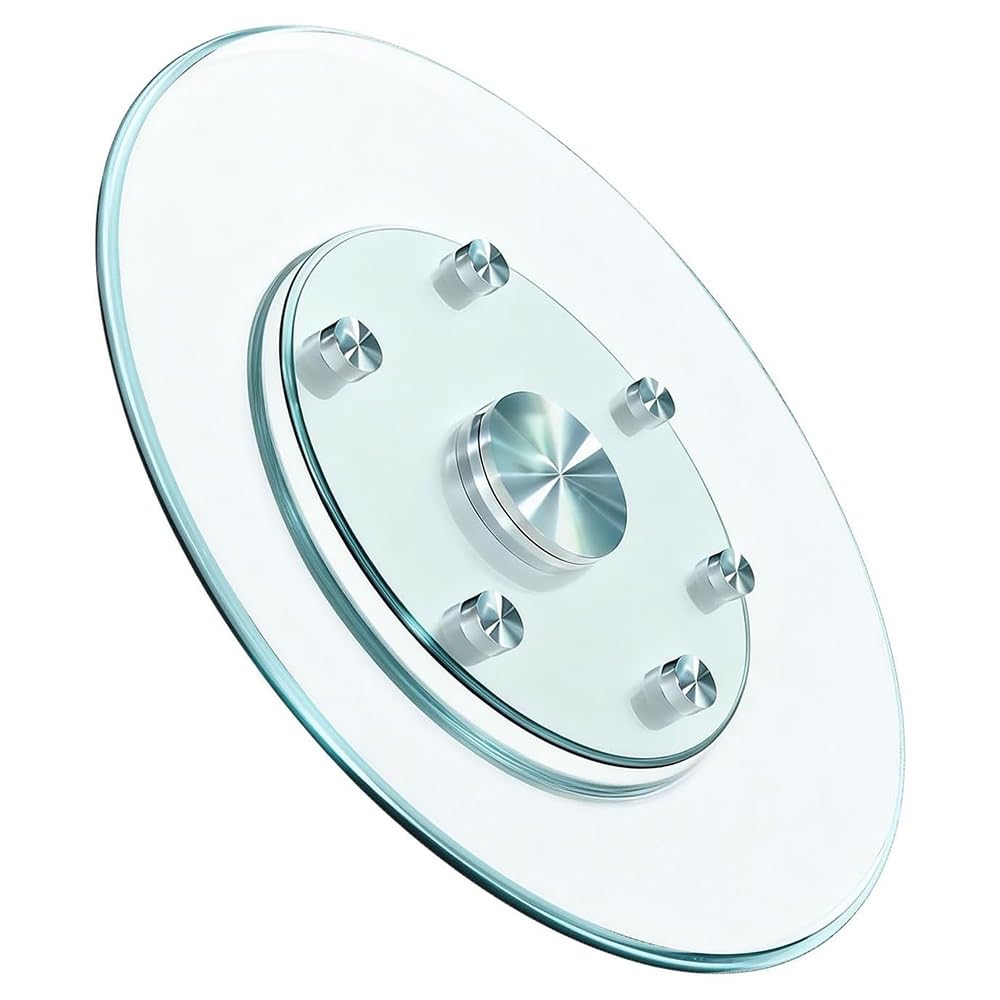 Plateau tournant en verre 83 cm Lazy Susan pour table de fête