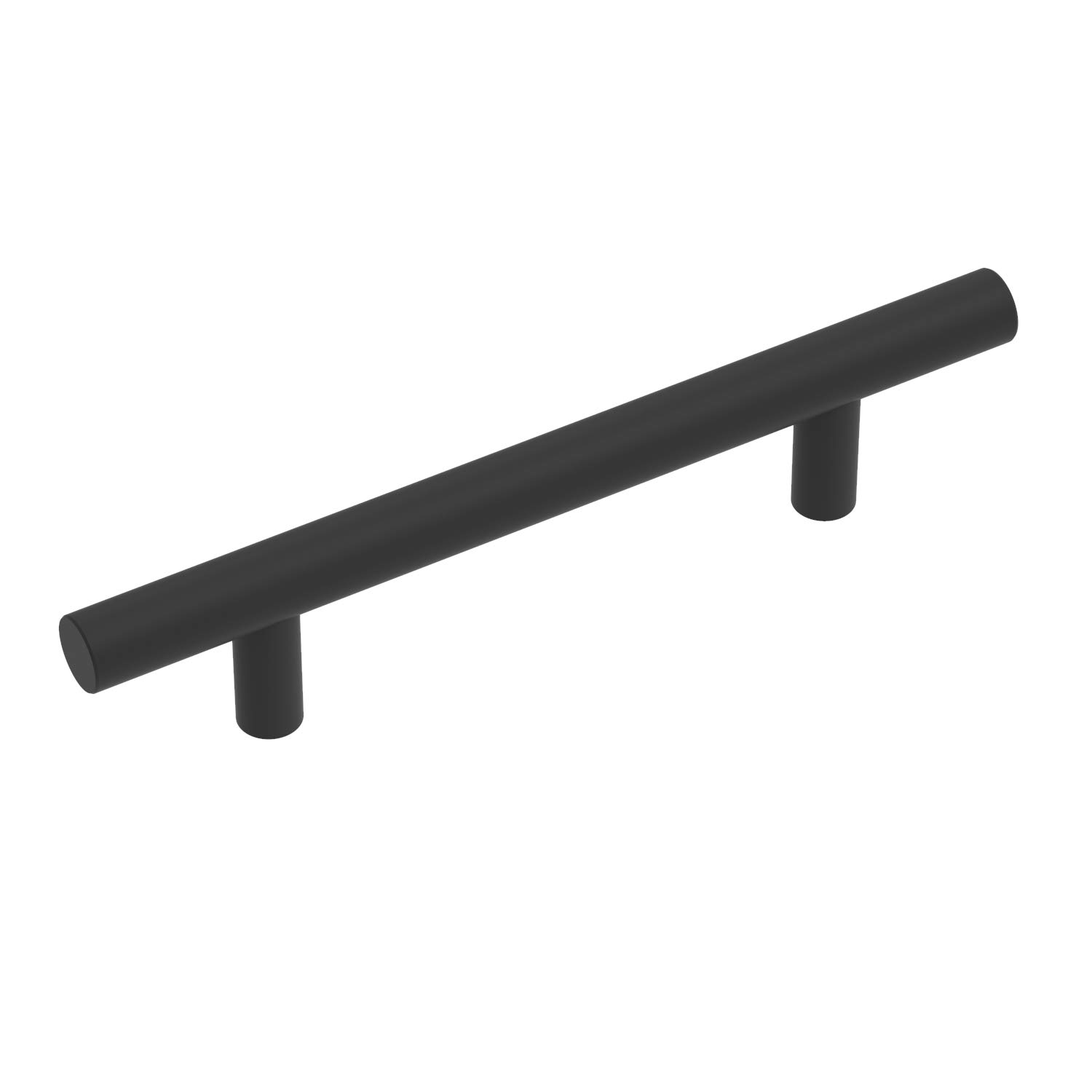 Hickory Hardware 10 Pack Kitchen Cabinet Handles, Drawer Pulls for Doors & Dresser Drawers, Hardware for Bathroom, 3-3/4 Inch (96mm) Center to Center, Matte Black, Heritage Collection