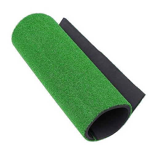 DECOMELODY Portable Golf Training Pad Hitting Mat for Beginners Durable Synthetic Turf Golf Practice Mat with Tee for Home Office