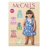 McCall's Patterns M7308 Toddlers' Tent Dresses, CCB