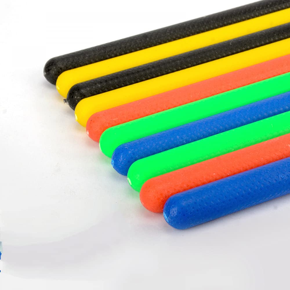 Bacchette Per Batteria 5A - Nylon Antiscivolo - 40.6 Cm - Per Adulti - Nero - Foto 12