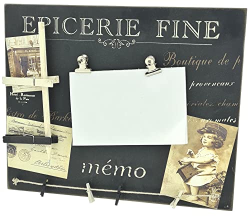 Memo-Board Notizbrett \'Epicerie Fine\' mit Leine, Bleistift und Zettelblock Memo-Board Notizbrett \'Epicerie Fine\' mit Leine, Bleistift und Zettelblock