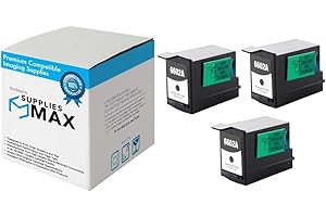 Remanufactured HP C6602A Black Ink Cartridge with Chip
