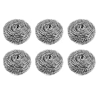 6 PcsKettle Descaler Balls, Kettle Limescale Remover Balls, Reusable Stainless Steel Kettle Limescale Descalers Wire Ball Cleaning Ball for Home Kitchen Restaurants Camping