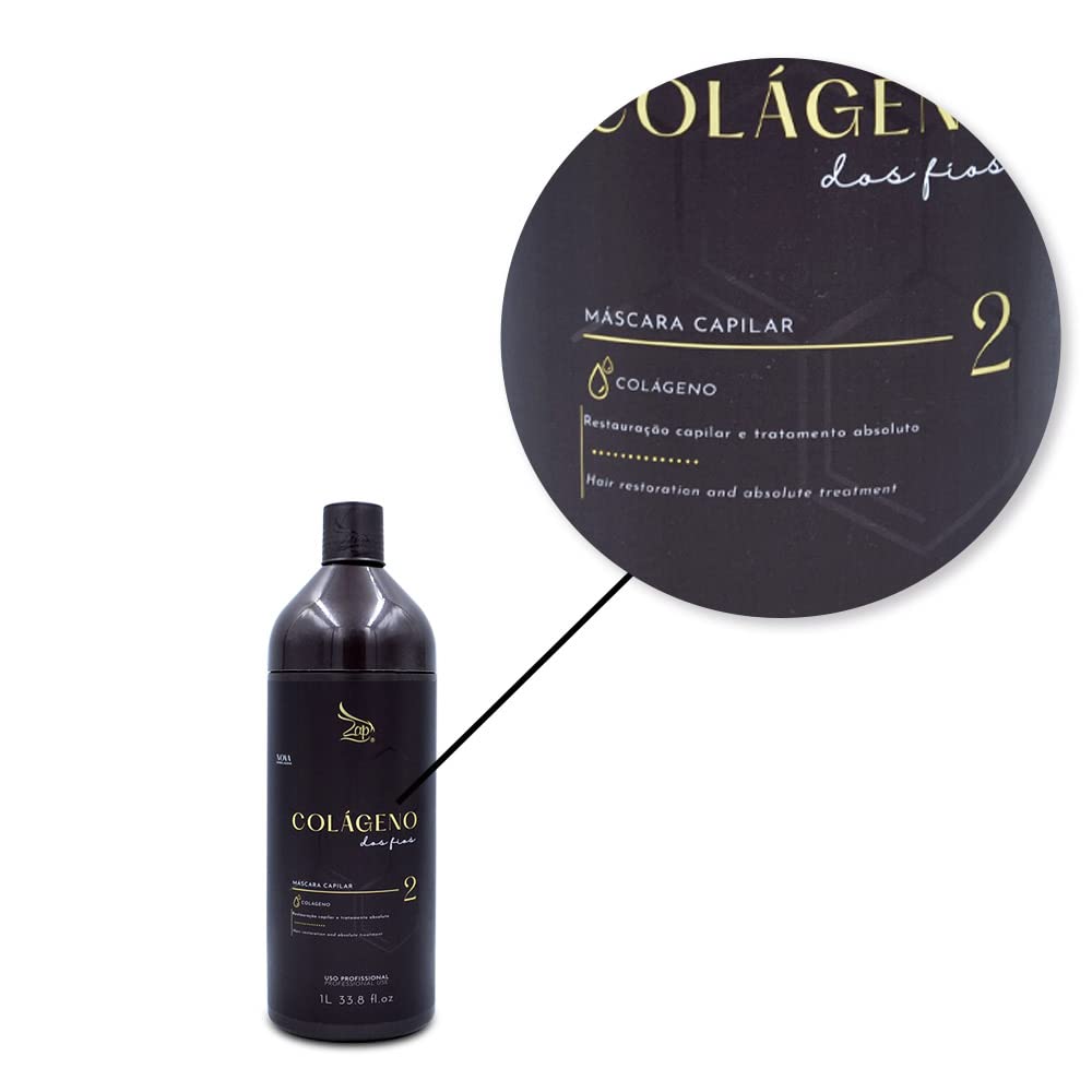 Progressive Brush Zap Collagene liscio in plastica ricca di collagene e cheratina 2L / 67.6fl.oz