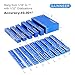 GAINNEER Setup Blocks-15 Pcs Aluminum Precision Height Gauge Set for Router and Table Saw Woodworking Set Up Accessories,Blue