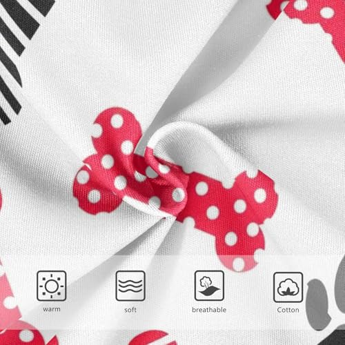 Girls' Underwear, Dog Paw Bones Toddler Panties, Cotton Girls Underwear, 2T–8 Years3