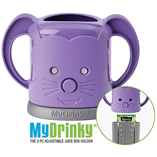 MyDrinky - The Adjustable Juice Box Holder Grape