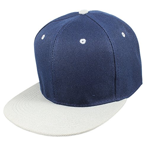 Image of Gelante Plain Blank Flat Brim Adjustable Snapback Baseball Caps LOT 6 Pack