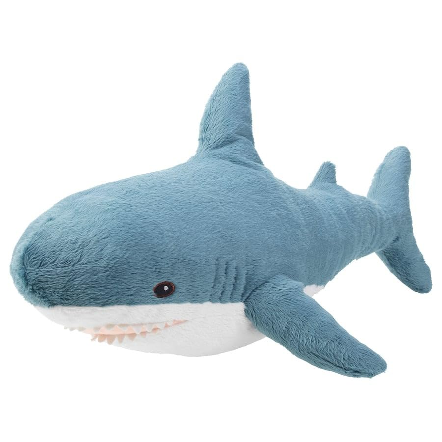 BLÅHAJ Soft Toy – Baby Shark Plush Stuffed Animal, 55 cm (21¾”) – Cuddly & Soft Ocean Toy for Kids, Toddlers & Shark Lovers – Great for Snuggling or Gifting