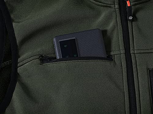 Mofiz Mens Vest Outerwear Zip Up Fleece Lined Light Windbreaker Sleeveless Jacket Hiking Golf Vest For Men Army Green Xx-Large #TOP4