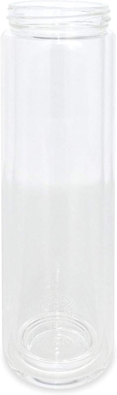 Double Walled Tea Glass Teapot Tea Pot Drinks Bottles Tea Strainer/Infuser Tea Maker Tea Glass of Luxamel (450 ml) Bottle without Lid