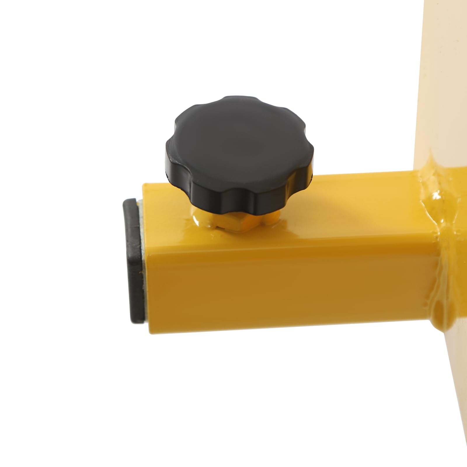 Plattenwagen Transportwagen 8 Zoll Gummiräder 250-300KG Plattenroller 0-23cm Einstellbarer Bereich der Seitenwand Klemmwagen (Gelb)