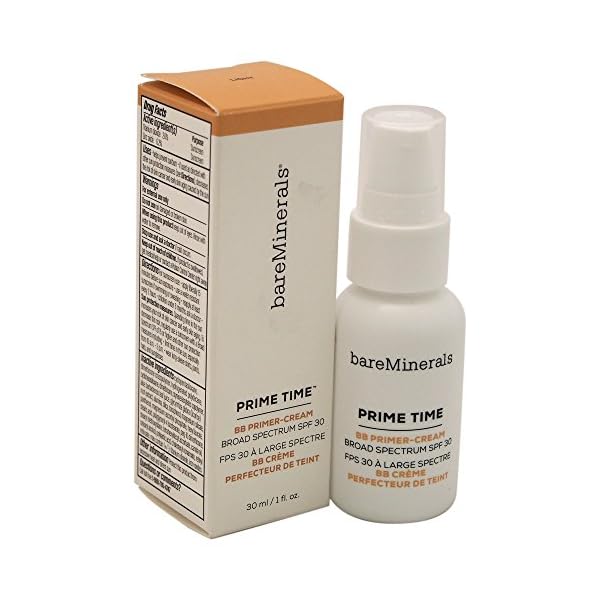 bareMinerals Prime Time Bb Primer Cream Spf 30, Light, 1 Fl Oz