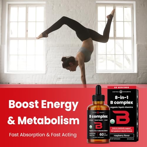 NutraChamps USDA Organic Vitamin B Complex Liquid