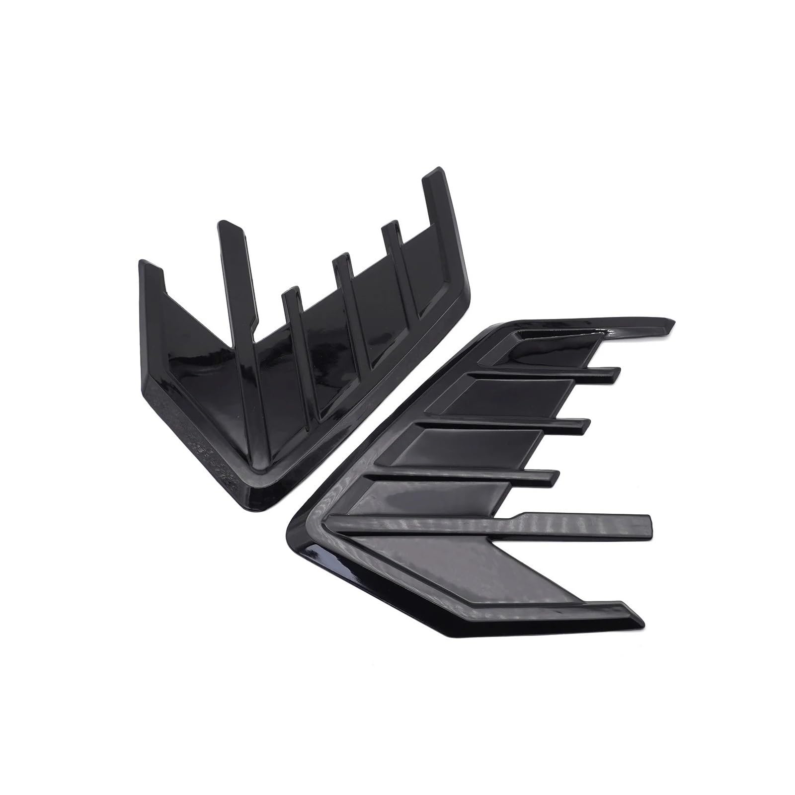 Carbon Fibre Bonnet Accent 2pcs Universal Car Side Vent Cover Fender Sticker Air Flow Intake Trim Decals Ventilation