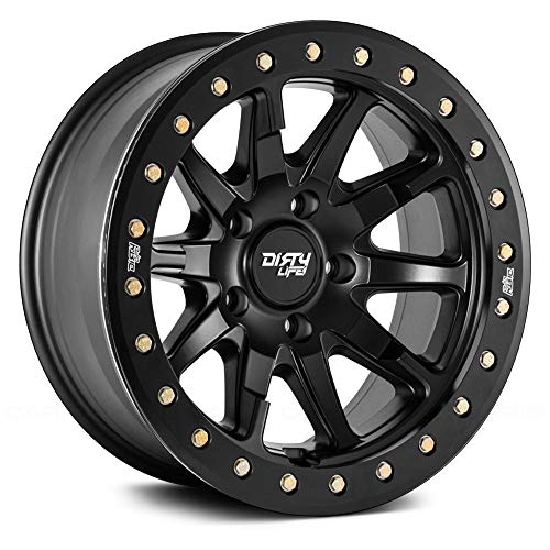 Dt-2 17X9, Bolt Pattern: 5X5/, Offset: -12, Matte Black W/Simulated Ring, Set Of 1 #TOP1