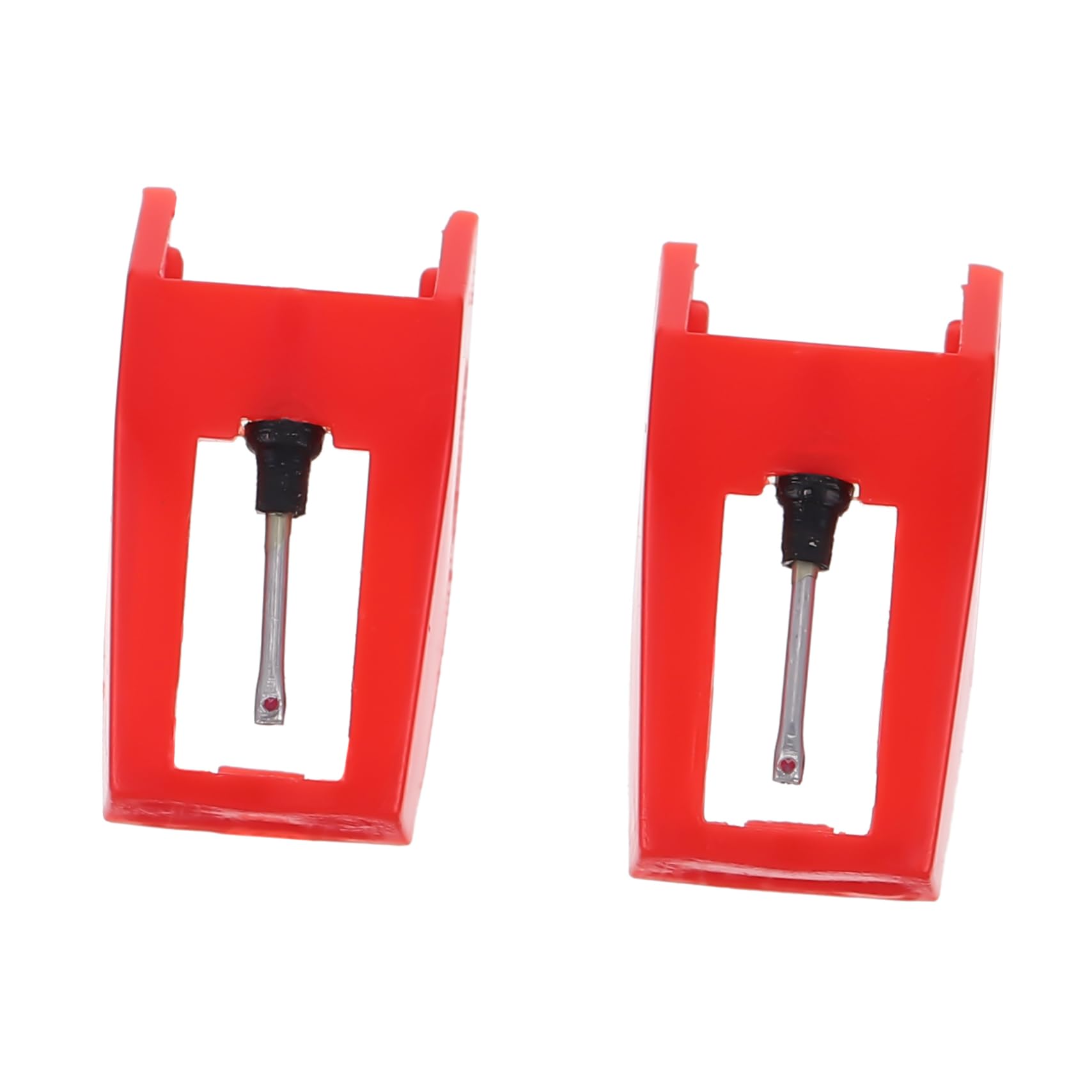 Toddmomy 2Pcs Vinyl Record Player Replacement Needles Phonograph Stylus for Turntables Accessories for Improved Sound Performance Compatible with Record Players