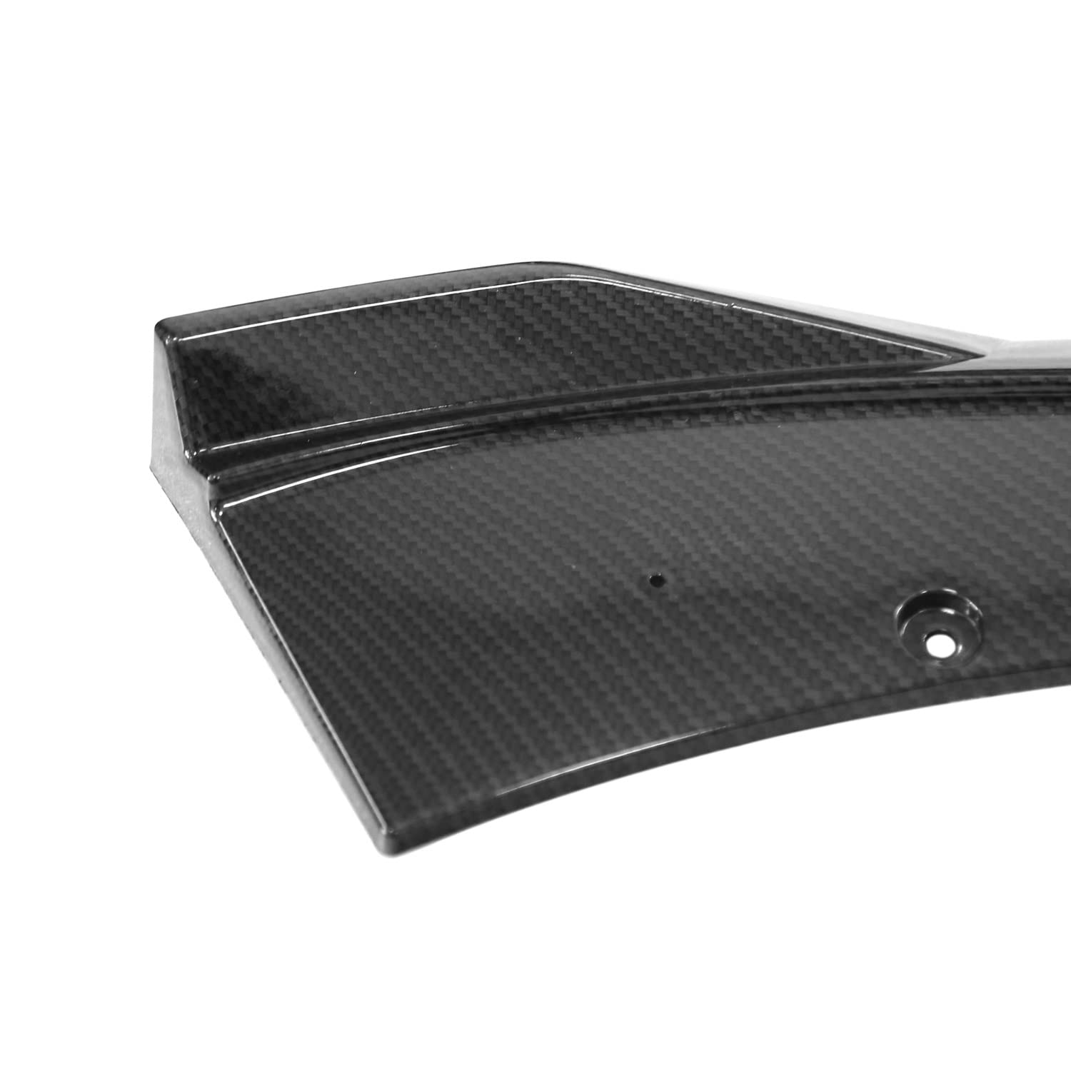 Samochód 3 Sztuki Przedni Zderzak Canard Lip Splitter Ciała Łopaty Spojler Zderzaka Zamiennik Dla Forda Dla Mustang 2015-2019(Gloss Black)